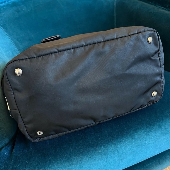 PRADA Tessuto Double Black Nylon
Leather Handbag - Picture 3 of 11